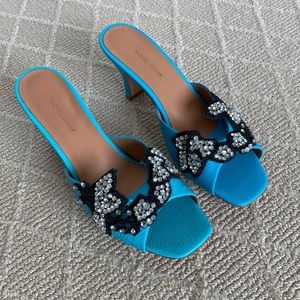 NIB Rachel Comey kitten heel rhinestone detail shoes